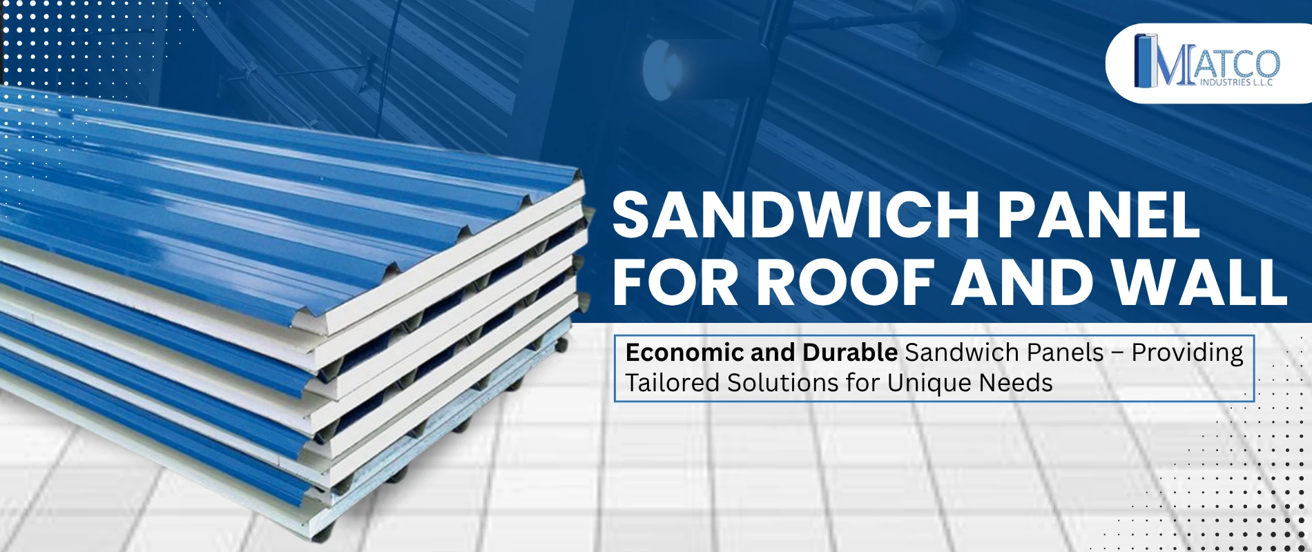 Sandwich Panel for Roof And Wall Economic and Durable Sandwich Panels – Providing Tailored Solutions for Unique Needs